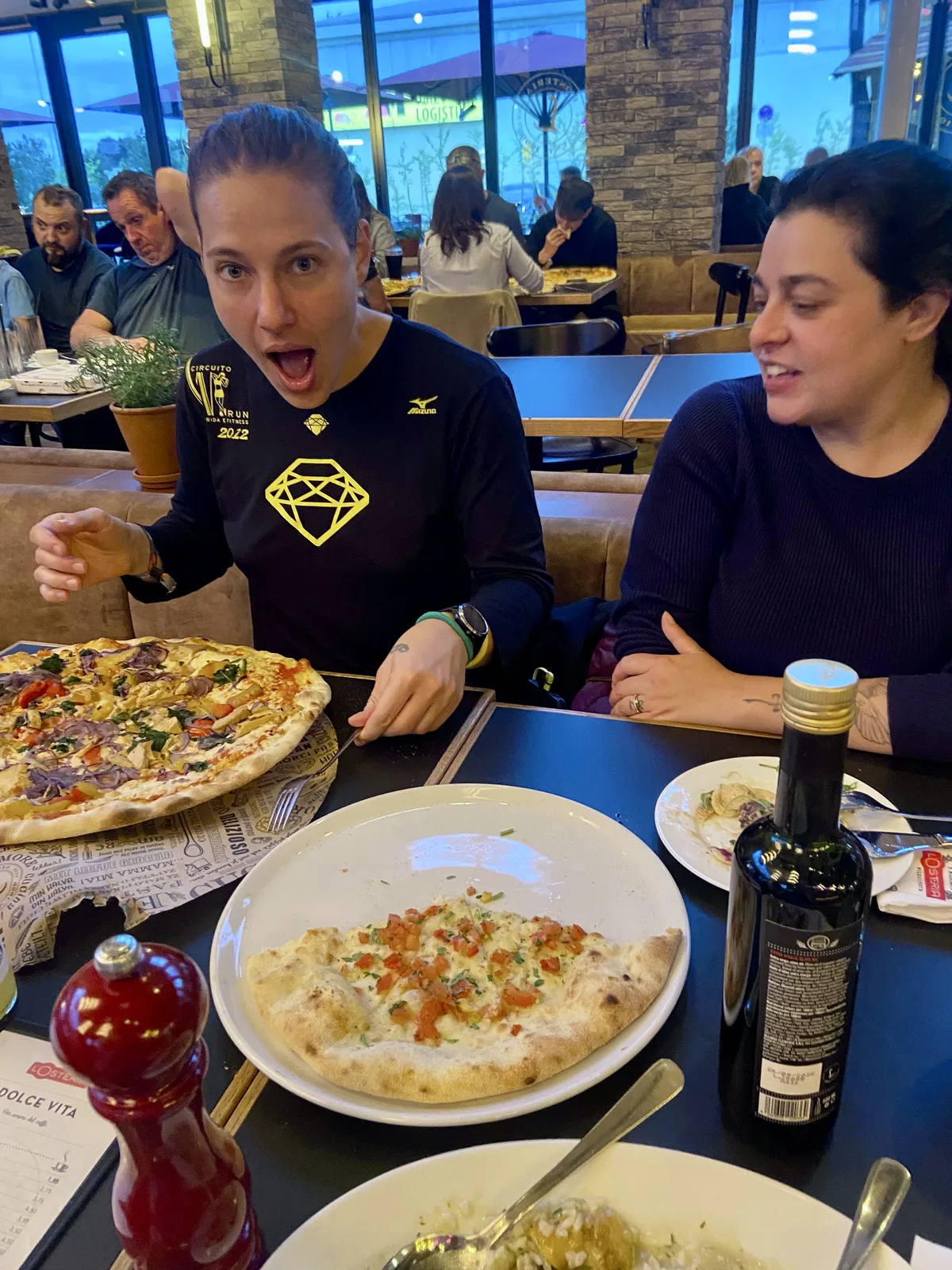 Cervia Strand Drohnenaufnahme — Ironman Startbereich